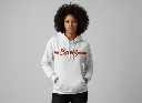 Brooklyn Printed  Hoodie (White | 370 GSM) 
