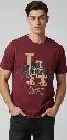 Los Angeles 1978 T-Shirt (Maroon | 180 GSM Pure Cotton Bio-Washed)