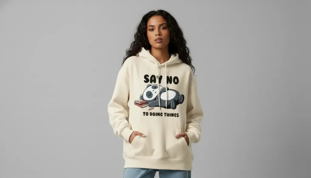 [SAY-M] Say No to Doing Things Premium Hoodie  (M)