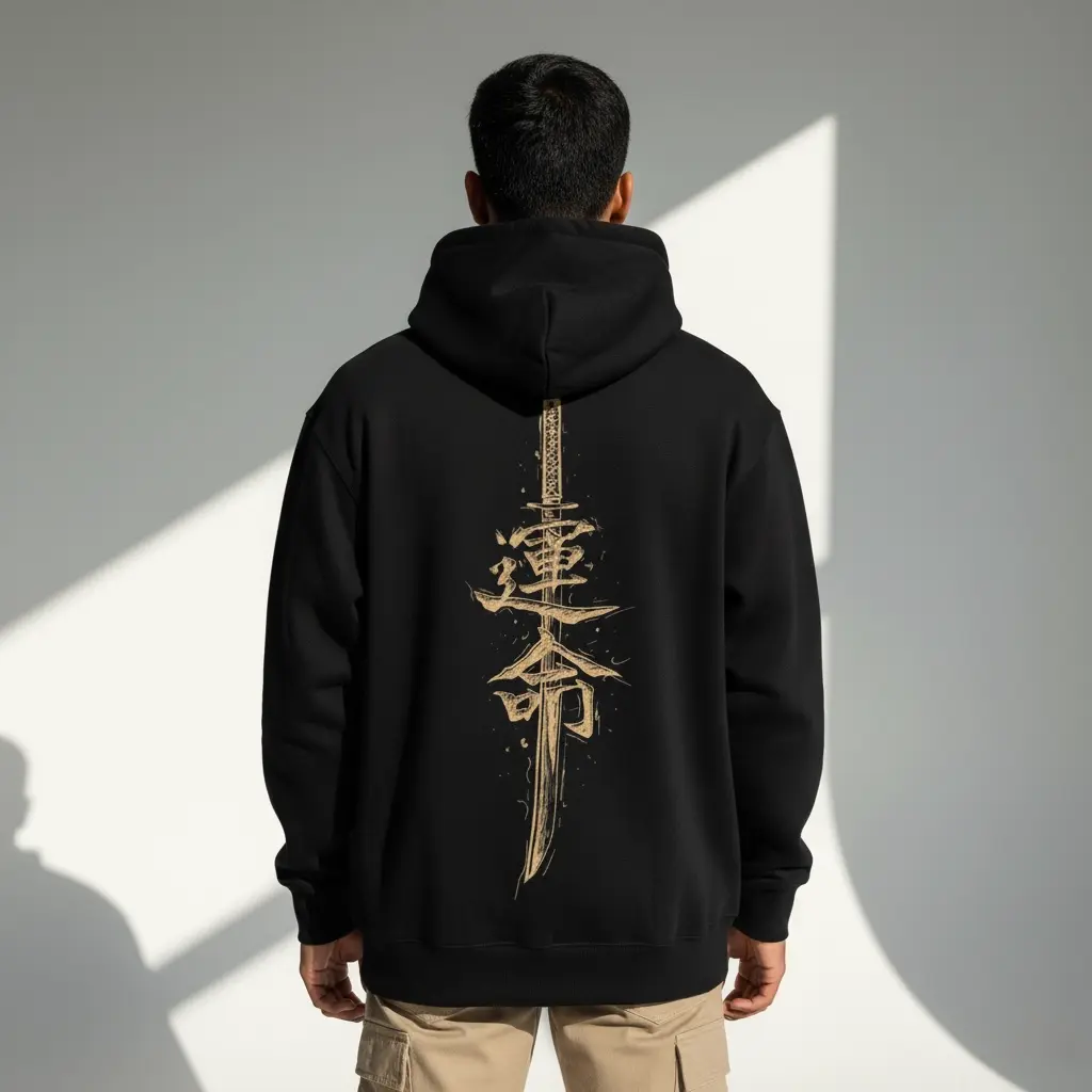 [KANJI-M] Kanji Minimal Premium Hoodie (M)