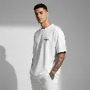 Eye of Clarity Oversized T-Shirt (White | 200 GSM Pure Cotton) 