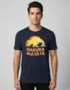 Hakuna Matata Sunset Graphic T-Shirt – 180 GSM Pure Cotton
