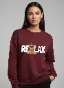 “Just Relax” Women’s Premium Sweatshirt