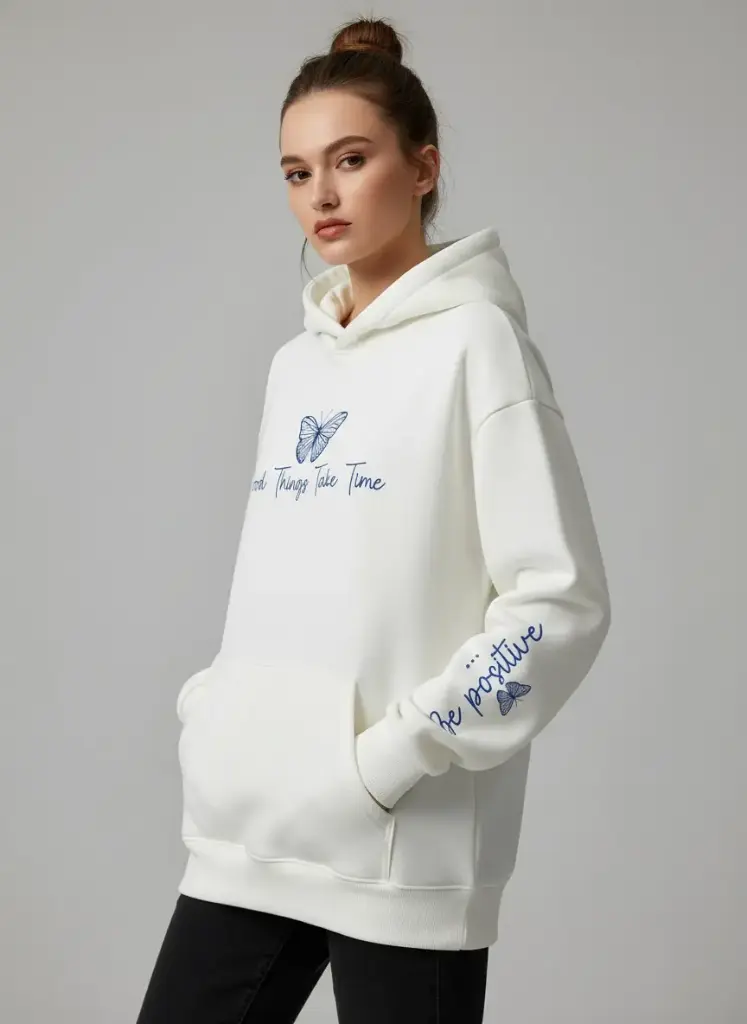 [GOOD-M] Good Things Take Time – Premium Women’s Hoodie (M)