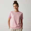 Women’s Pink Regular Fit T-Shirt (180 GSM | Pure Cotton | Bio-Washed)