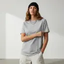 Women’s Grey Regular Fit T-Shirt (180 GSM | Pure Cotton | Bio-Washed) 