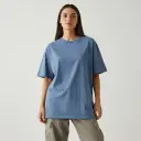 200 GSM Oversized Pure Cotton Bio-Washed T-Shirt (Regular Fit) 
