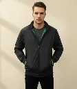 Men’s Polyester Black Windcheater Jacket –