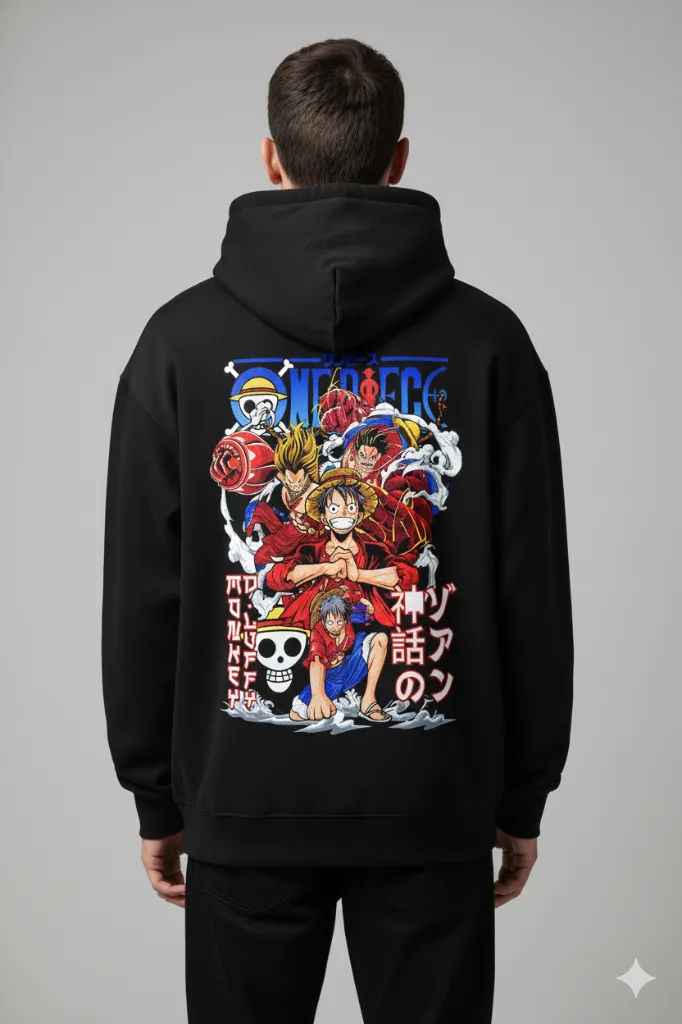 [ANME-M] Men’s anime Art Work Premium Hoodie - (M)