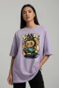 Bunny Streetwear Premium Girl's Oversized T-Shirt