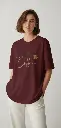Coffee Design Premium Oversized Girl's T-Shirt
